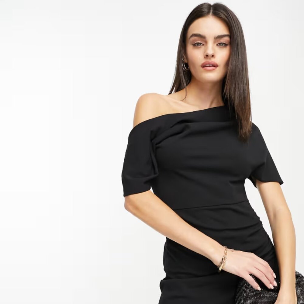 NWT ASOS Fallen Shoulder Mini Dress